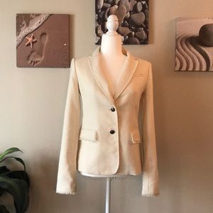 Banana Republic cream blazer